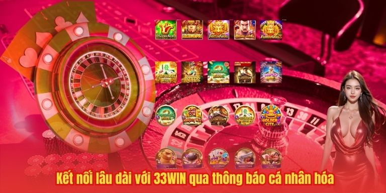 Kết nối lâu dài với 33WIN qua thông báo cá nhân hóa