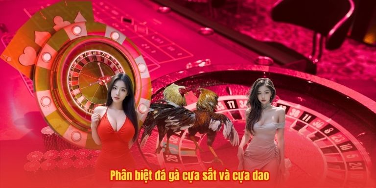 Phân biệt đá gà cựa sắt và cựa dao